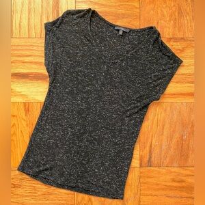 Mavi Charcoal Heathered Short Sleeve Top